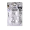 Crochets|* 4 Crochets Ventouses Blanc