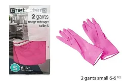 Menage|* 2 Gants Menage Latex 6