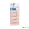 Soin Du Linge|* 24 Pinces Linge Bois 7.4Cm