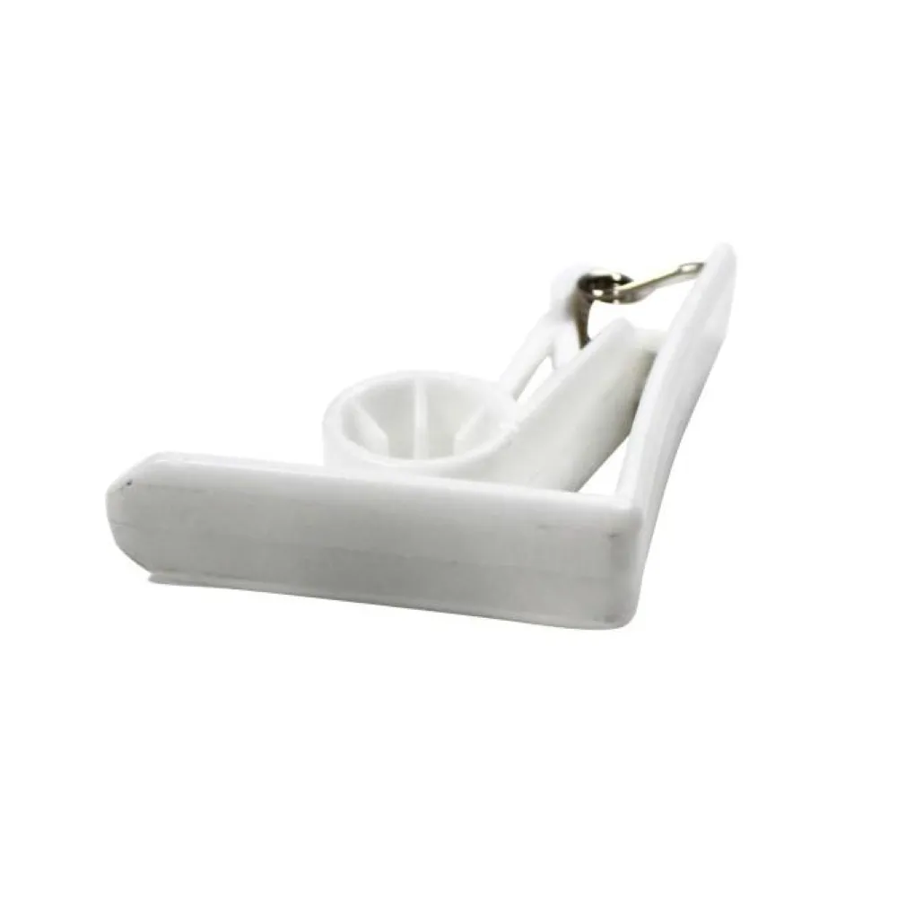 maxibazar 4 Pinces 6X5.3 Cm Plastique Blanche- Tabliers Et Accessoires