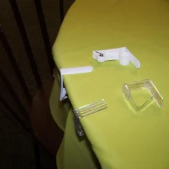 maxibazar 4 Pinces 6X5.3 Cm Plastique Blanche- Tabliers Et Accessoires