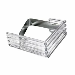 maxibazar 4 Pinces 4.6X4.3 Cm Plastique Metal Transparent- Tabliers Et Accessoires