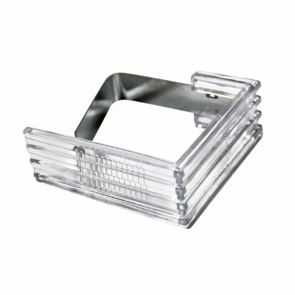 maxibazar 4 Pinces 4.6X4.3 Cm Plastique Metal Transparent- Tabliers Et Accessoires