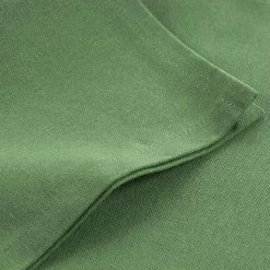 maxibazar 3 Serviettes De Table 40X40 Cm Coton Uni Initia Kaki- Serviettes De Table