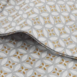 maxibazar 3 Serviettes De Table 40X40 Cm Coton Imprime Azelia- Serviettes De Table