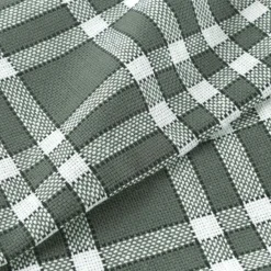 maxibazar 3 Serviettes De Table 45X45 Cm Coton Tisse Traditio Kaki- Serviettes De Table