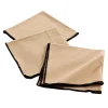 maxibazar 3 Serviettes Table 40X40Cm Recycle Uni Beige- Serviettes De Table