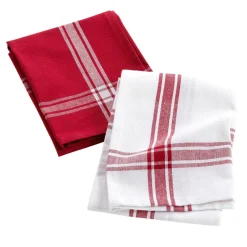 maxibazar 2 Torchons 50X70Cm Recycle Tisse Boraux- Torchons Et Essuie Mains