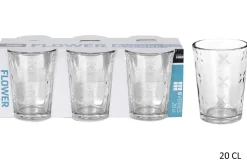Verres|* 6 Verres Flower 20Cl
