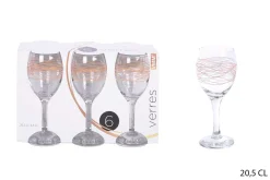 Verres|* 6 Verres Line 20.5Cl