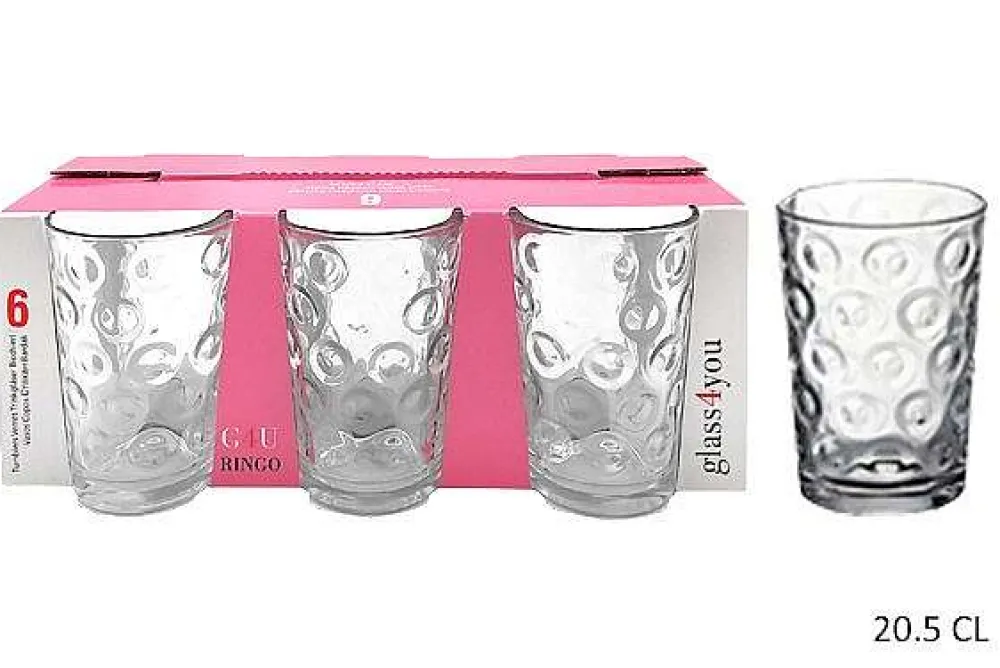 Verres|* 6 Verres Ringo 20.5Cl