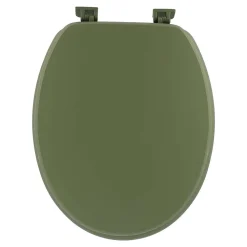 Abattants Wc|* Abattant Wc 18 Pouces Attaches Plastiques Kaki Mat