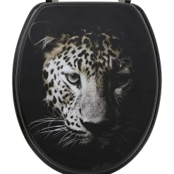 Abattants Wc|* Abattant Wc Mdf 18 Pouces Attaches Acier Inoxydable Leo