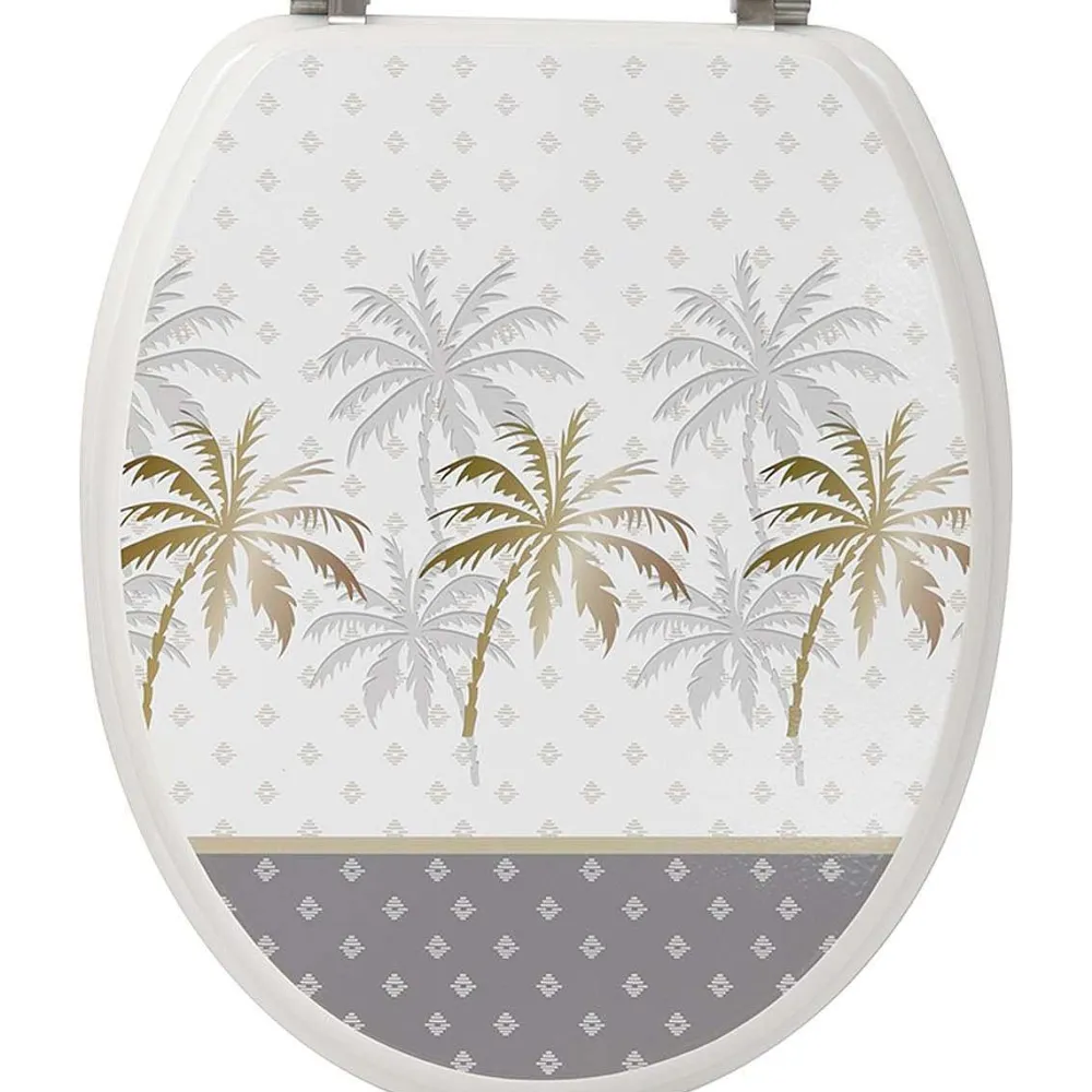 Abattants Wc|* Abattant Wc Mdf 18 Pouces Attaches Acier Inoxydable Florida