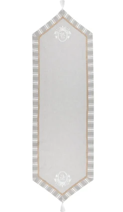 maxibazar Adelaide Chemin Table 45X150 Cm Naturel- Sets De Table Et Chemins De Table