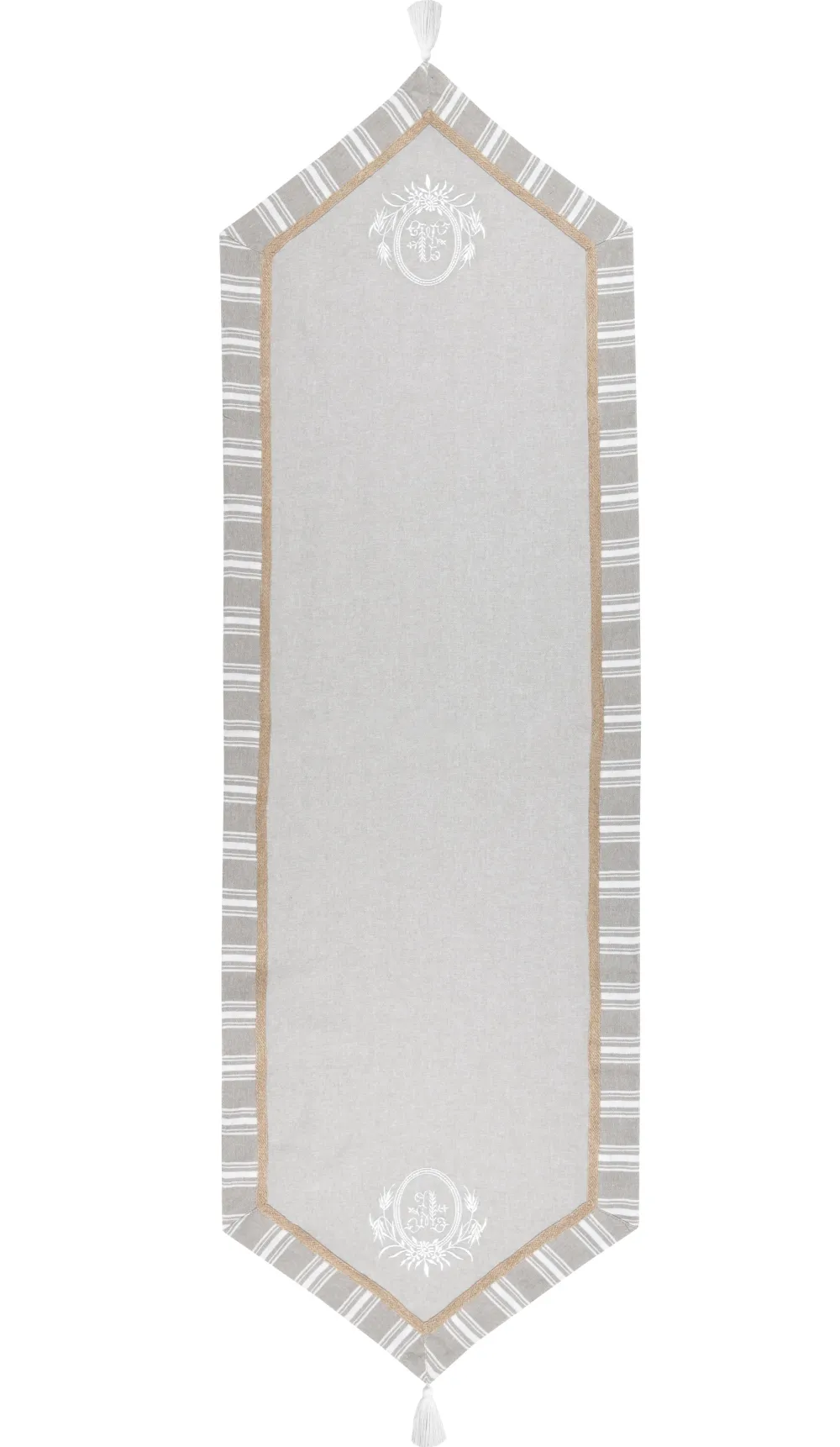 maxibazar Adelaide Chemin Table 45X150 Cm Naturel- Sets De Table Et Chemins De Table