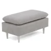 * Poufs>Adriana Pouf Gris Clair Soro 90