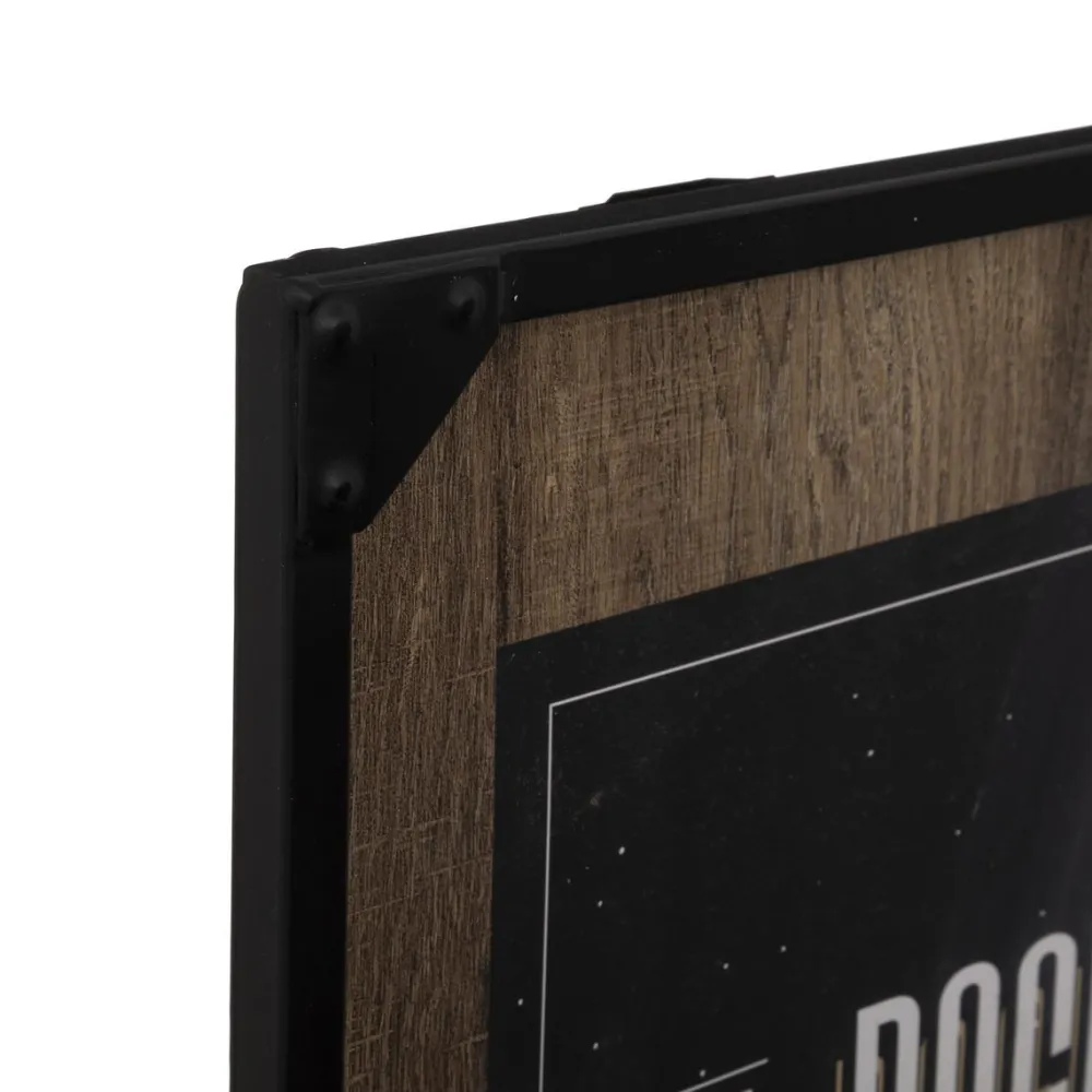 maxibazar Affiche Cadre Metal Soul 50X70Cm- Toiles Et Tableaux