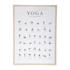 Atmosphera Affiche Cadre Yoga D.50X70Cm- Toiles Et Tableaux