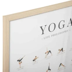Atmosphera Affiche Cadre Yoga D.50X70Cm- Toiles Et Tableaux