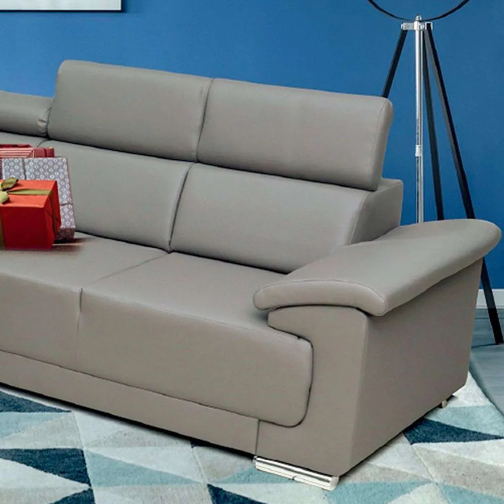 * Canapés D'Angle>Agnes Canapé Angle Reversible Taupe