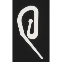 maxibazar Agrafe Plastique Escargot X 25 Blanc- Vitrages