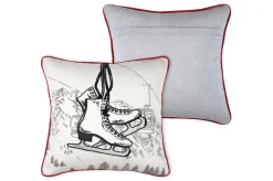 maxibazar Albertville Coussin 40X40Cm Gris Feutre- Thematiques