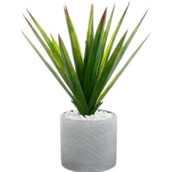 Atmosphera Aloe Vera Pot Ceramique H.48Cm- Fleurs Et Plantes En Pot