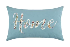 maxibazar Amaryllis Coussin 30X50Cm Bleu- Thematiques
