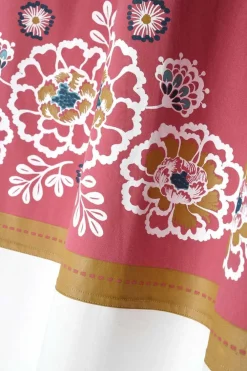 maxibazar Amaryllis Rideau 140X260Cm Multicolore- Thematiques