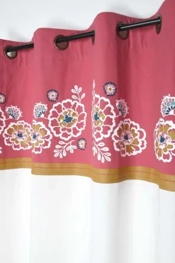 maxibazar Amaryllis Rideau 140X260Cm Multicolore- Thematiques