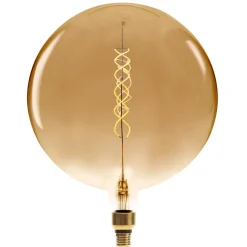 Atmosphera Ampoule Led Globe Ambree Filament Torsade E27- Ampoules Deco