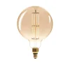 Atmosphera Ampoule Led Globe Ambree Filament Droit E27- Ampoules Deco