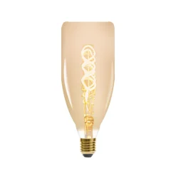 Atmosphera Ampoule Led Torsadee Ambre Bt78 4W- Ampoules Deco