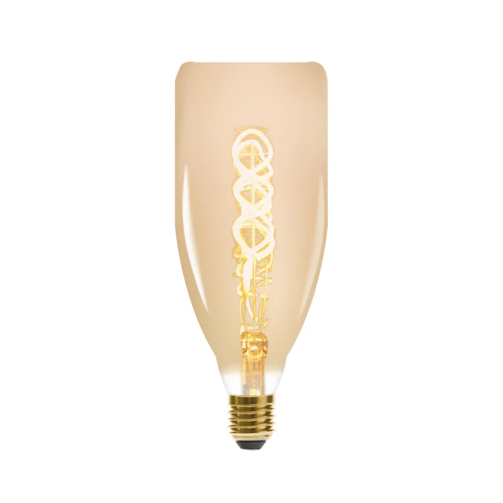 Atmosphera Ampoule Led Torsadee Ambre Bt78 4W- Ampoules Deco