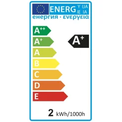 Atmosphera Ampoule Led Torsadee Ambre St64 4W- Ampoules Deco