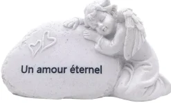 maxibazar Ange A Droite Un Amour Eternel 13X4.5X7Cm- Statues