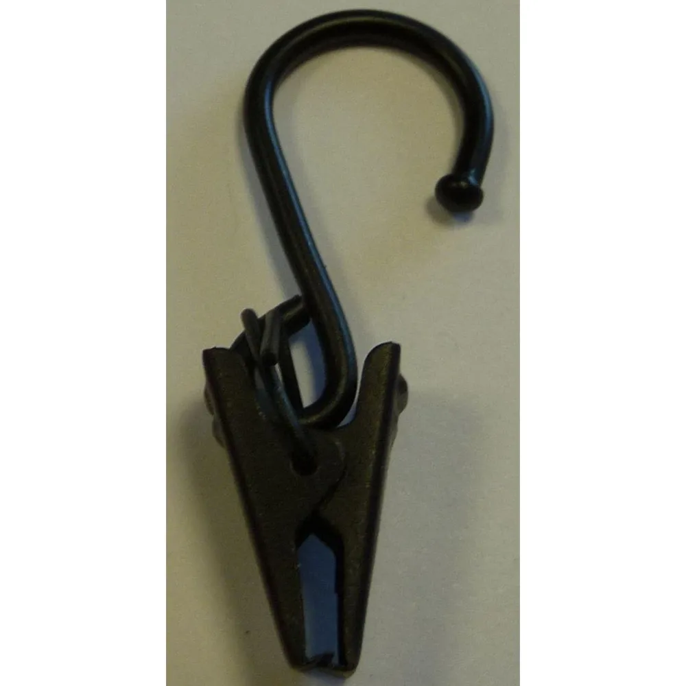 maxibazar Anneau Pince X 8 Noir- Vitrages