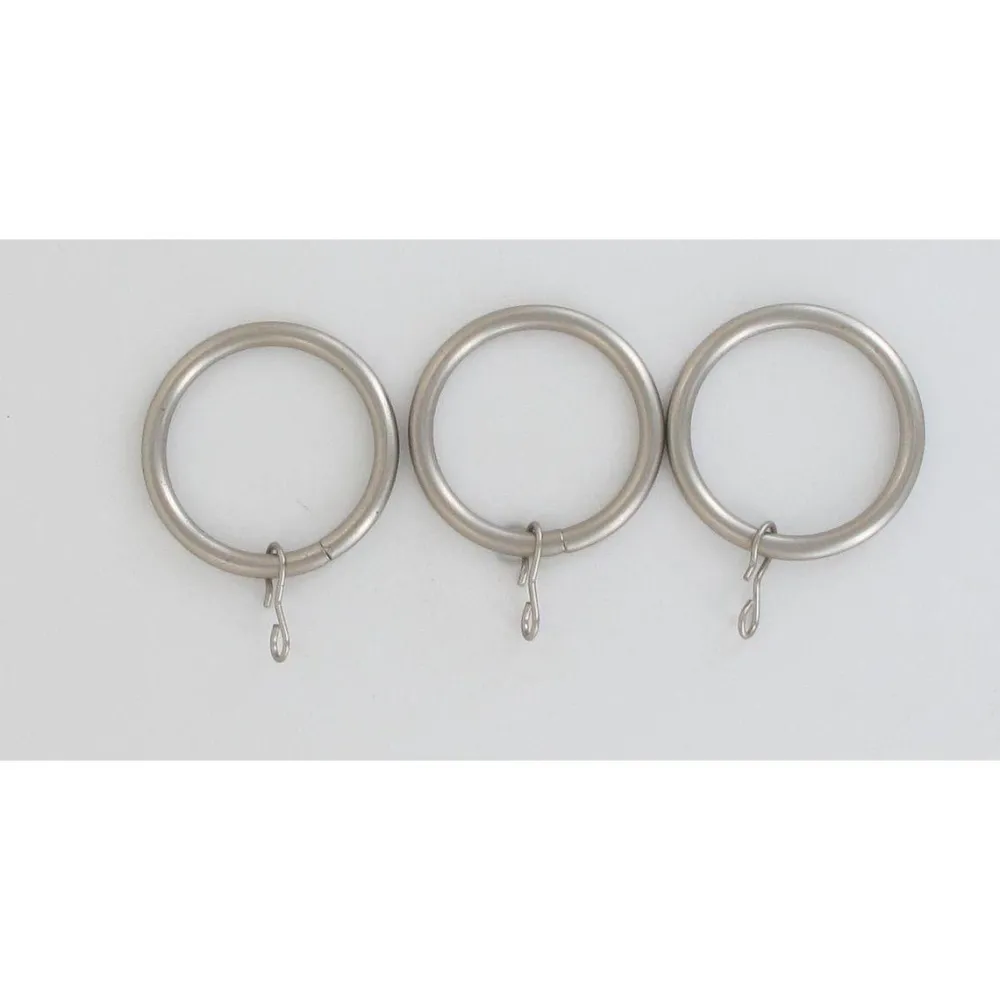 maxibazar Anneaux D28 X8 Argent Mat- Tringles A Rideaux Et Embouts