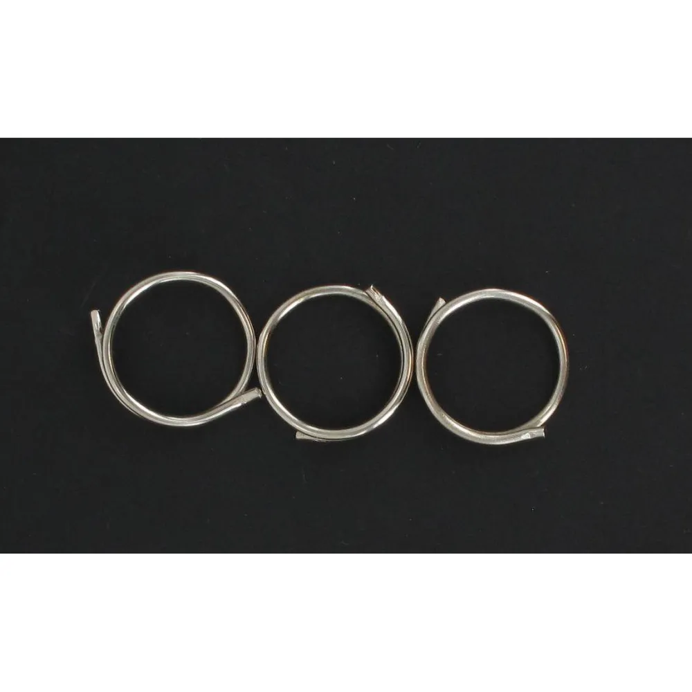 maxibazar Anneaux Nickel X 10 Argent- Vitrages