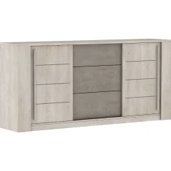 * Meubles Tv>Antibes Enfilade 3 Tir 2 Po Chene Champ Bet Cla