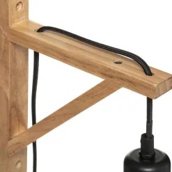 Atmosphera Applique Bois Wild Naturel H.22.5Cm- Appliques Murales