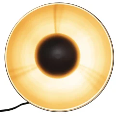 maxibazar Applique Metal Lahti Noir Dore D.29Cm- Appliques Murales