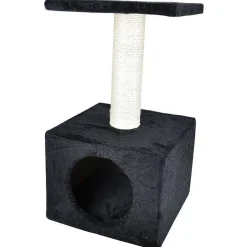 Jouets|* Arbre A Chat Avec Niche 58Cm Anthracite
