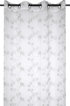 maxibazar Artemisia Voile 140X260Cm Gris- Voilages