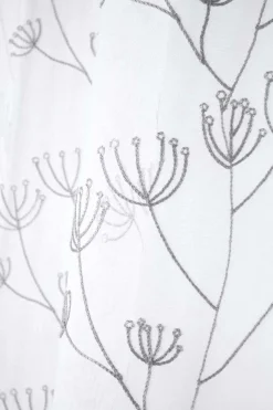 maxibazar Artemisia Voile 140X260Cm Gris- Voilages