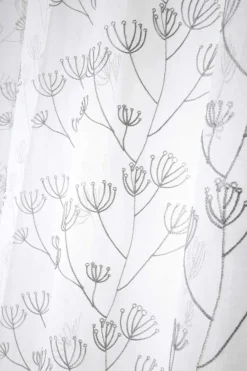 maxibazar Artemisia Voile 140X260Cm Gris- Voilages