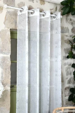 maxibazar Artemisia Voile 140X260Cm Gris- Voilages