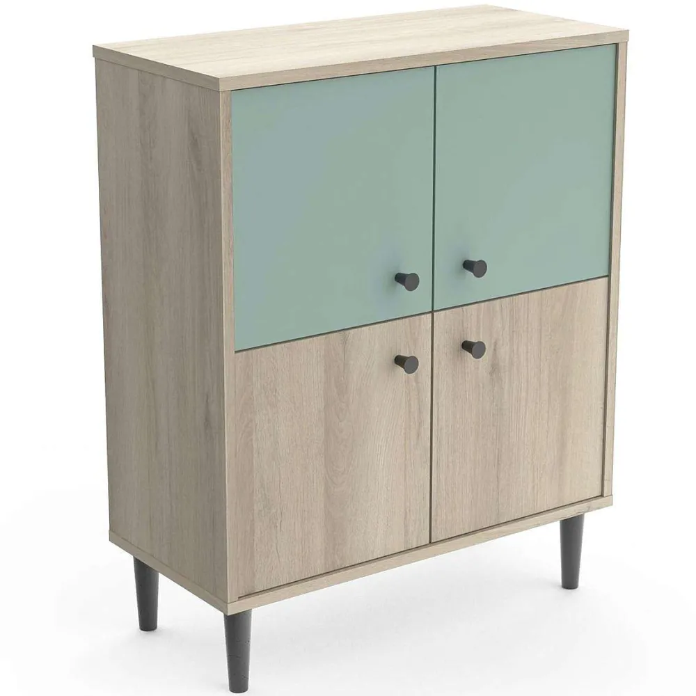 * Buffets Et Meubles Bar>Arty Buffet 4 Portes Ouv. Scandinave