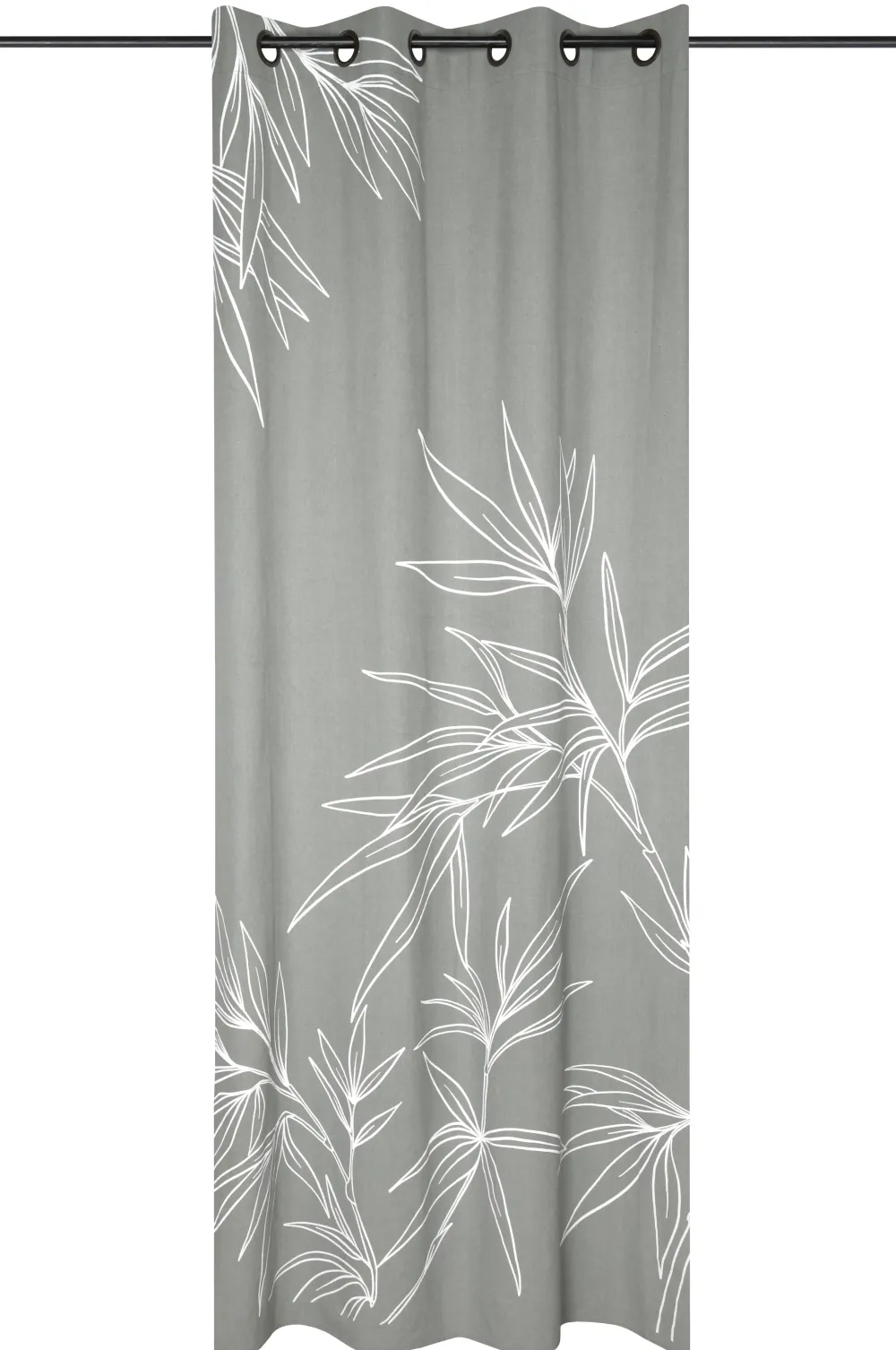 maxibazar Asana Rideau 140X260Cm Oeilsauge Coton Recycle- Thematiques